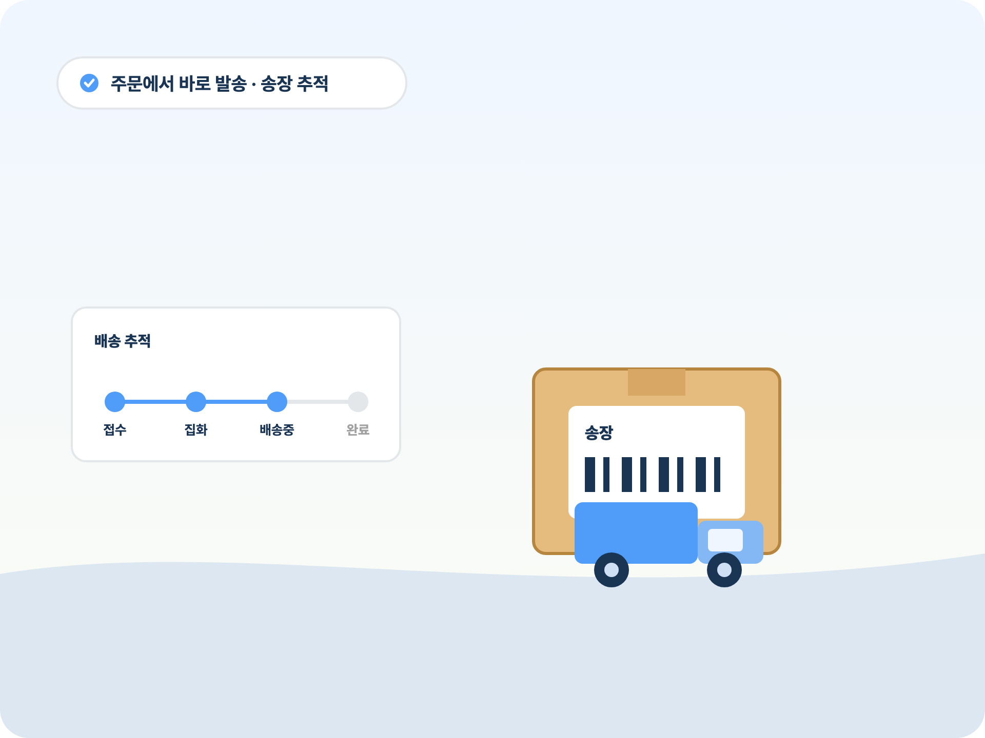 택배·위탁택배 관리 — 주문관리AI 기능 미리보기